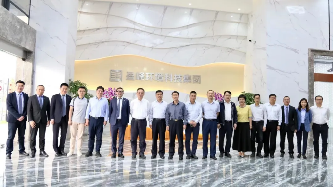 中国环境监测总站及省市区领导一行莅临BSport体育官网环境调研指导