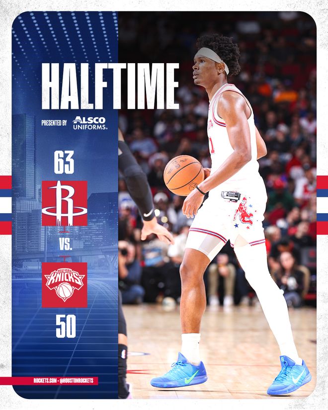 火箭队主场大胜尼克斯杜兰特砍27+8助攻引领三连