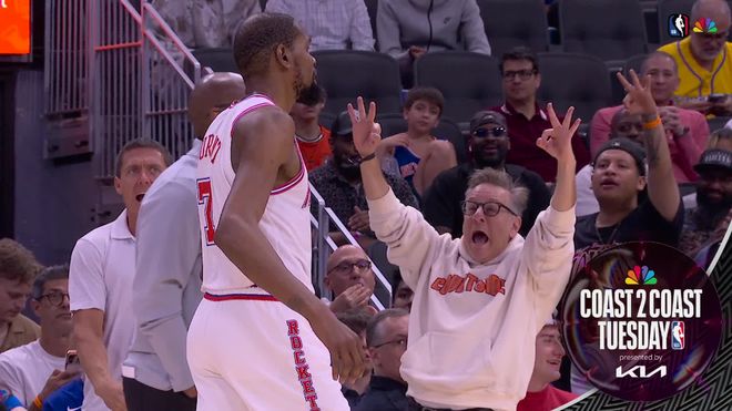 火箭队主场大胜尼克斯杜兰特砍27+8助攻引领三连